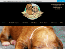 Tablet Screenshot of loveabledoodles.com